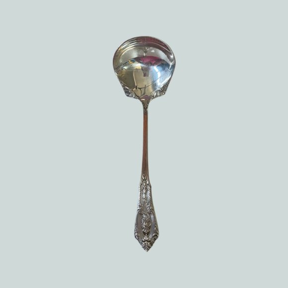 Wallace Sterling Sauce Ladle in Rose Point 5.5"